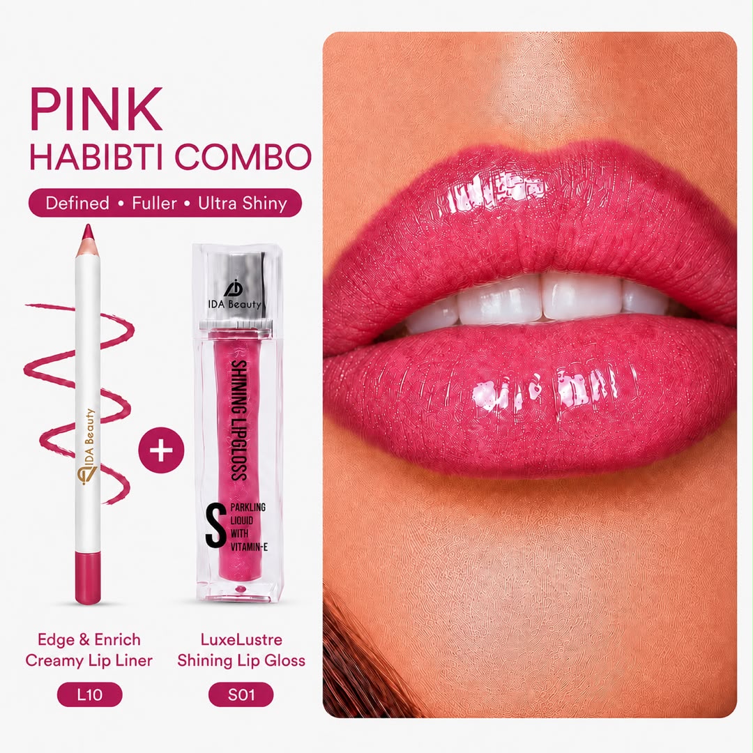 Pink Habit Lip Gloss & Lip Liner