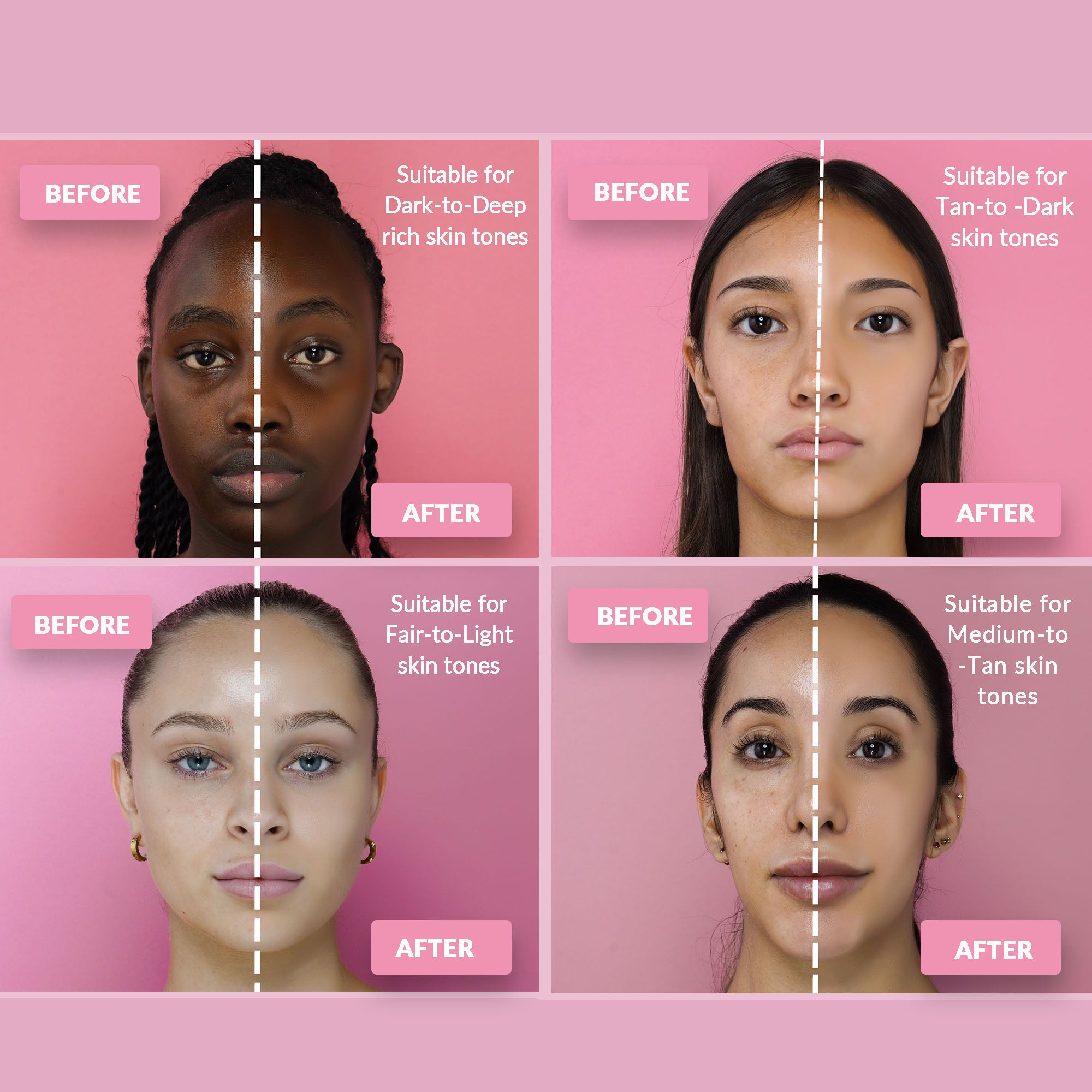 Glam It! Perfect Full Coverage Matte Powder Pressed Foundation. Creates Smooth, Matte, Airbrushed Finish