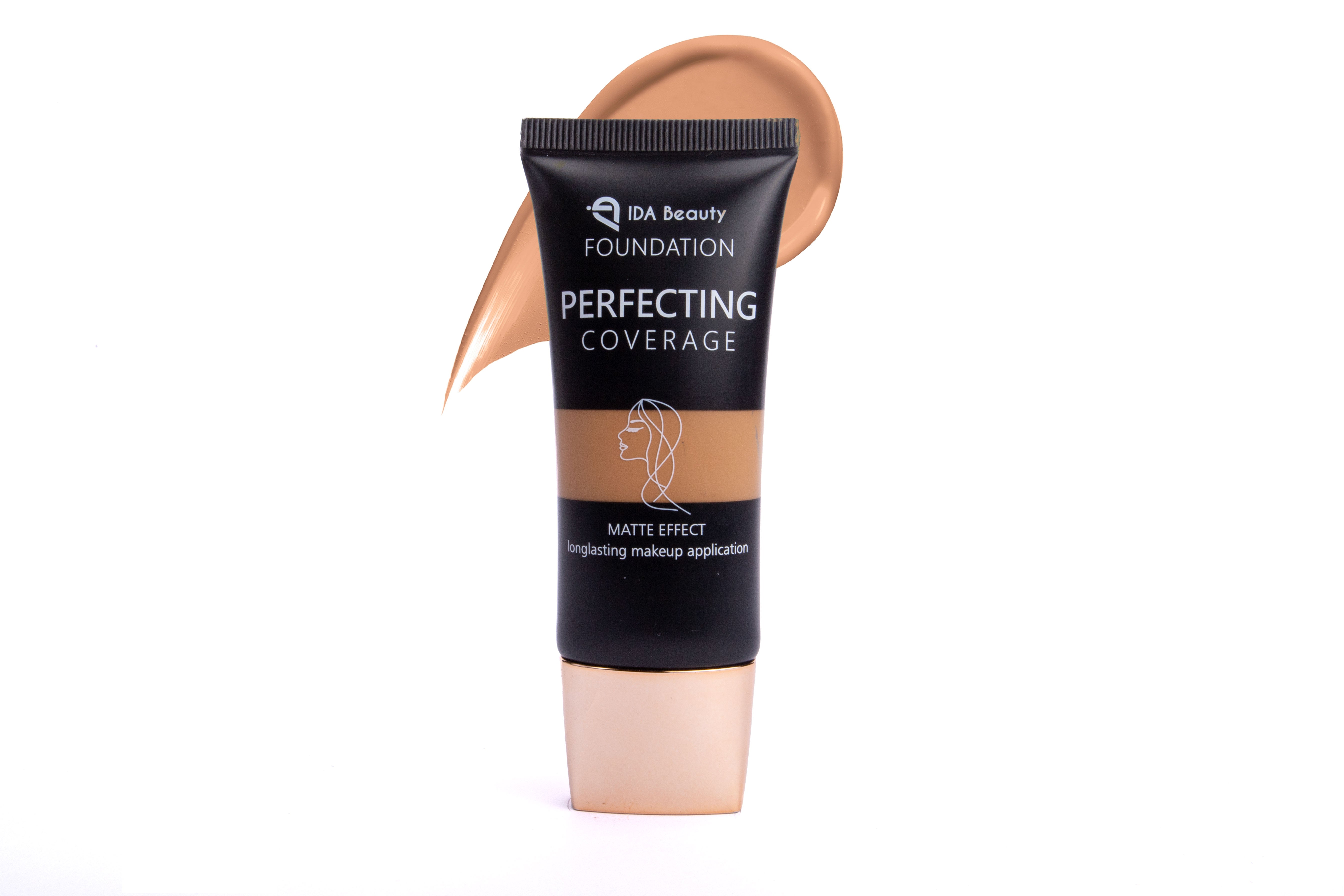 Glam It! Perfecting Coverage Foundation. Satin-Smooth, Easy-to-Blend Formula