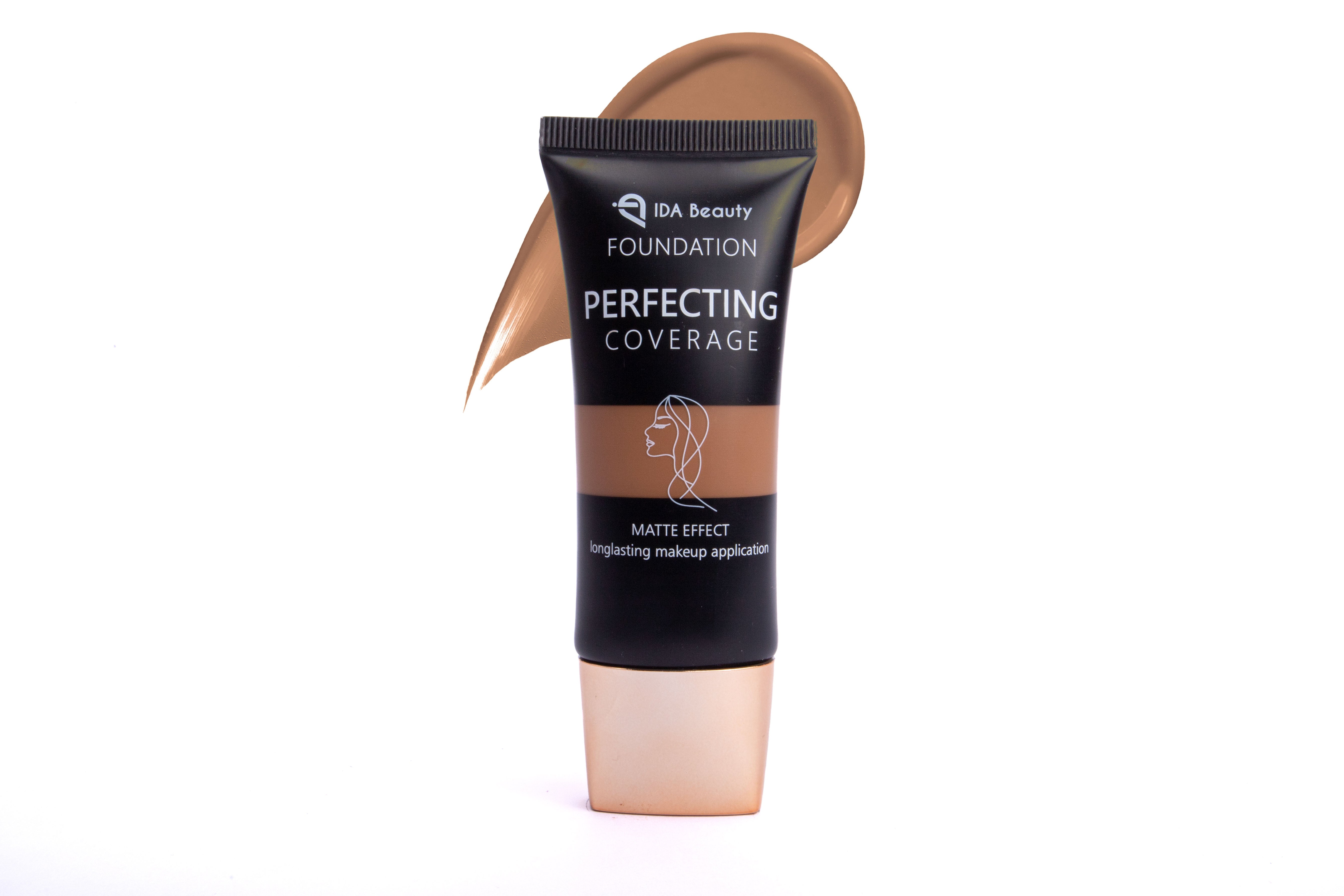 Glam It! Perfecting Coverage Foundation. 100% Organic, Cruelty-Free, Gluten-Free, Vegan, & Halal