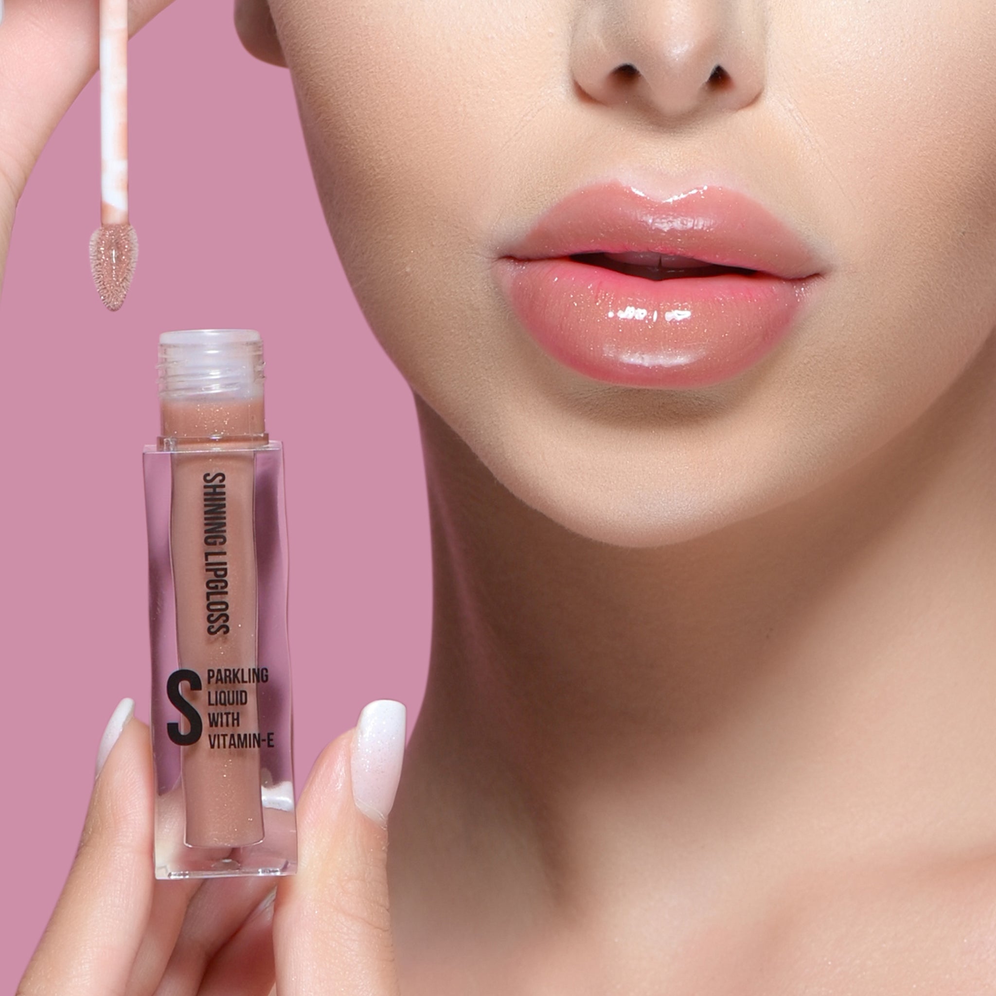 LuxeLustre Shininy Lip Gloss s03 | Smooth, Balmy, Mirror-Like Gloss