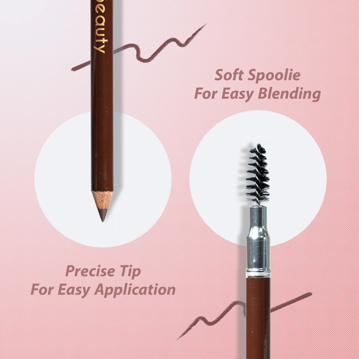 Wooden Eye Pencil Double End