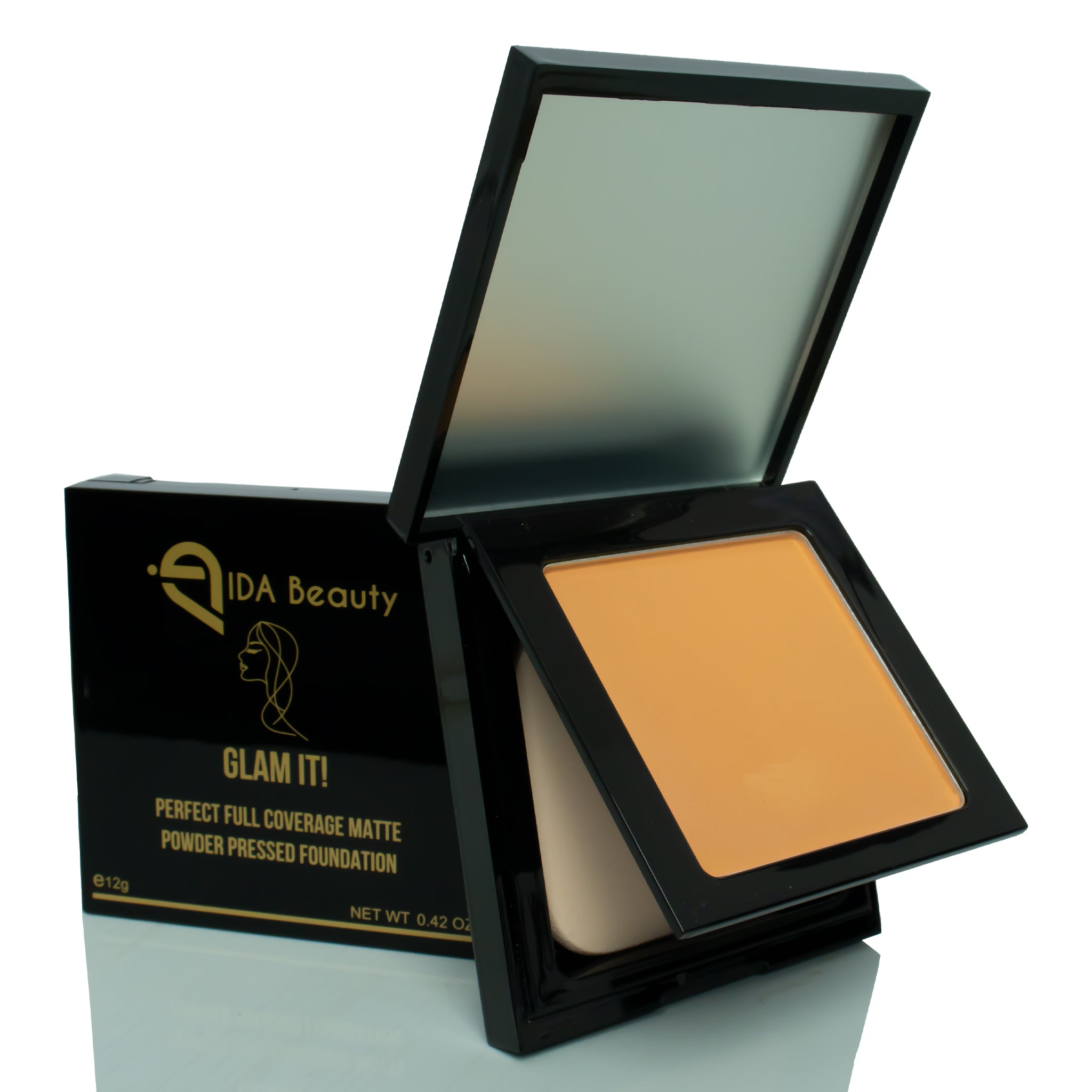 Glam It! Perfect Full Coverage Matte Powder Pressed Foundation
