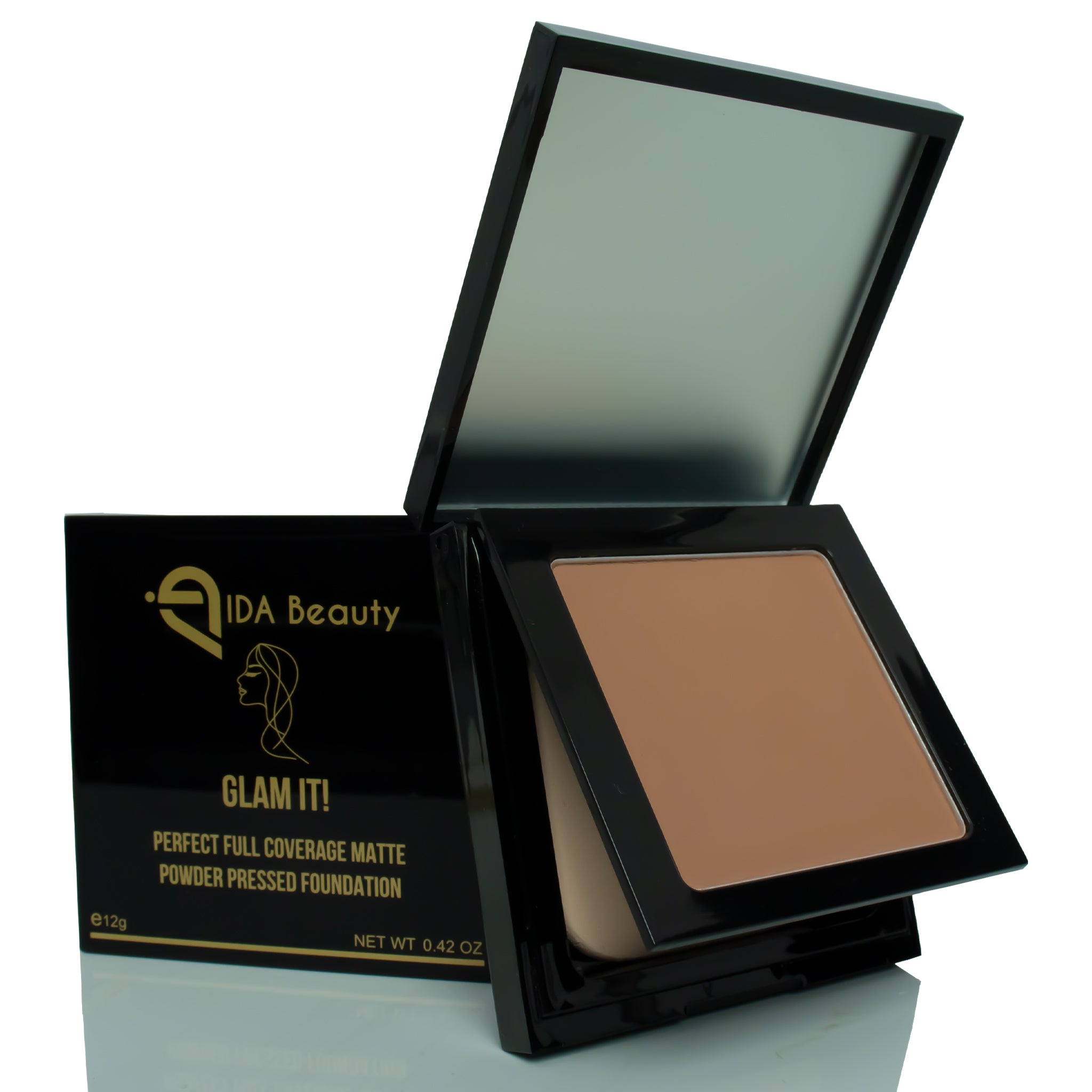 Glam It! Perfect Full Coverage Matte Powder Pressed Foundation