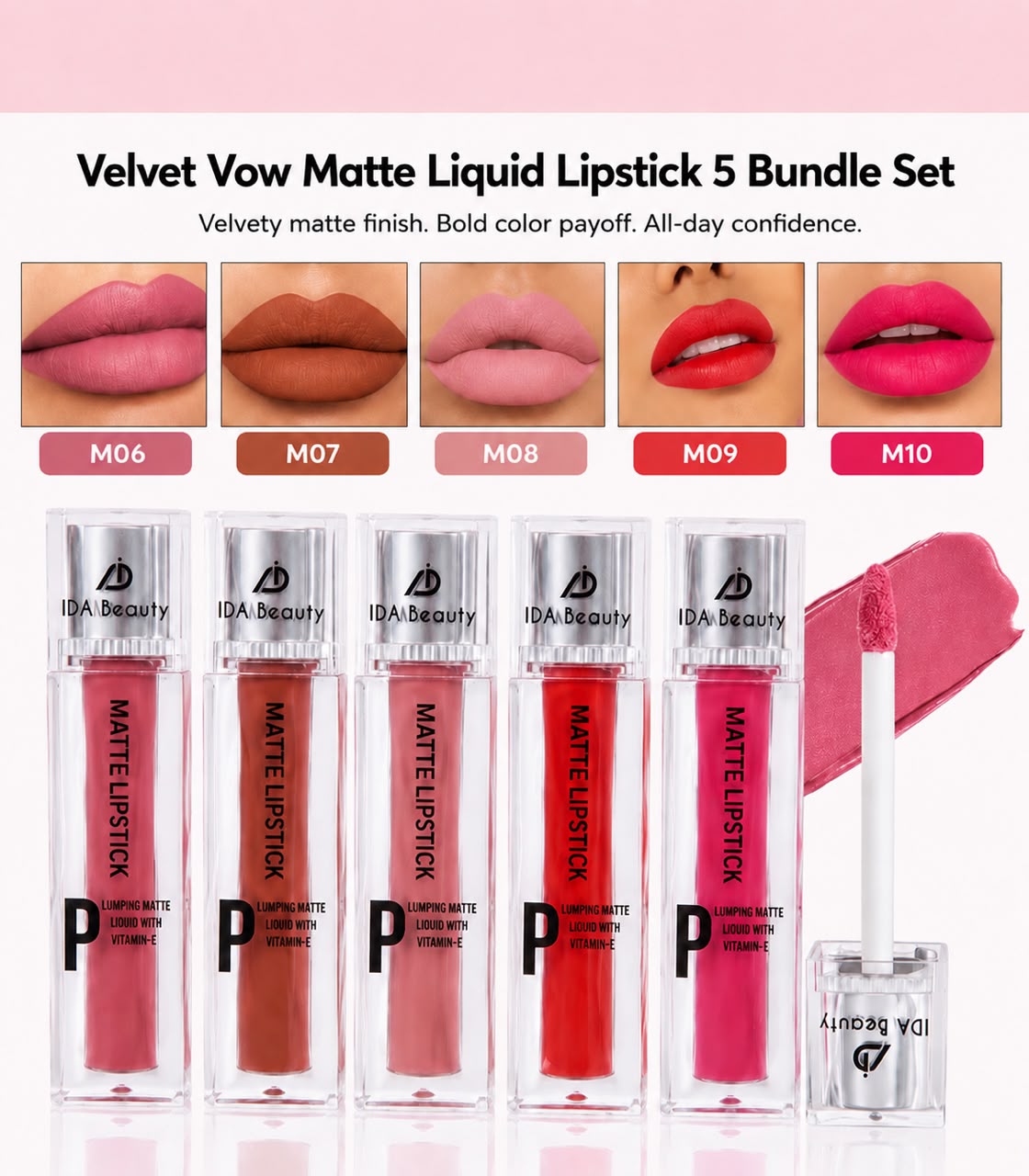 Matte liquid Lipstick Bundle