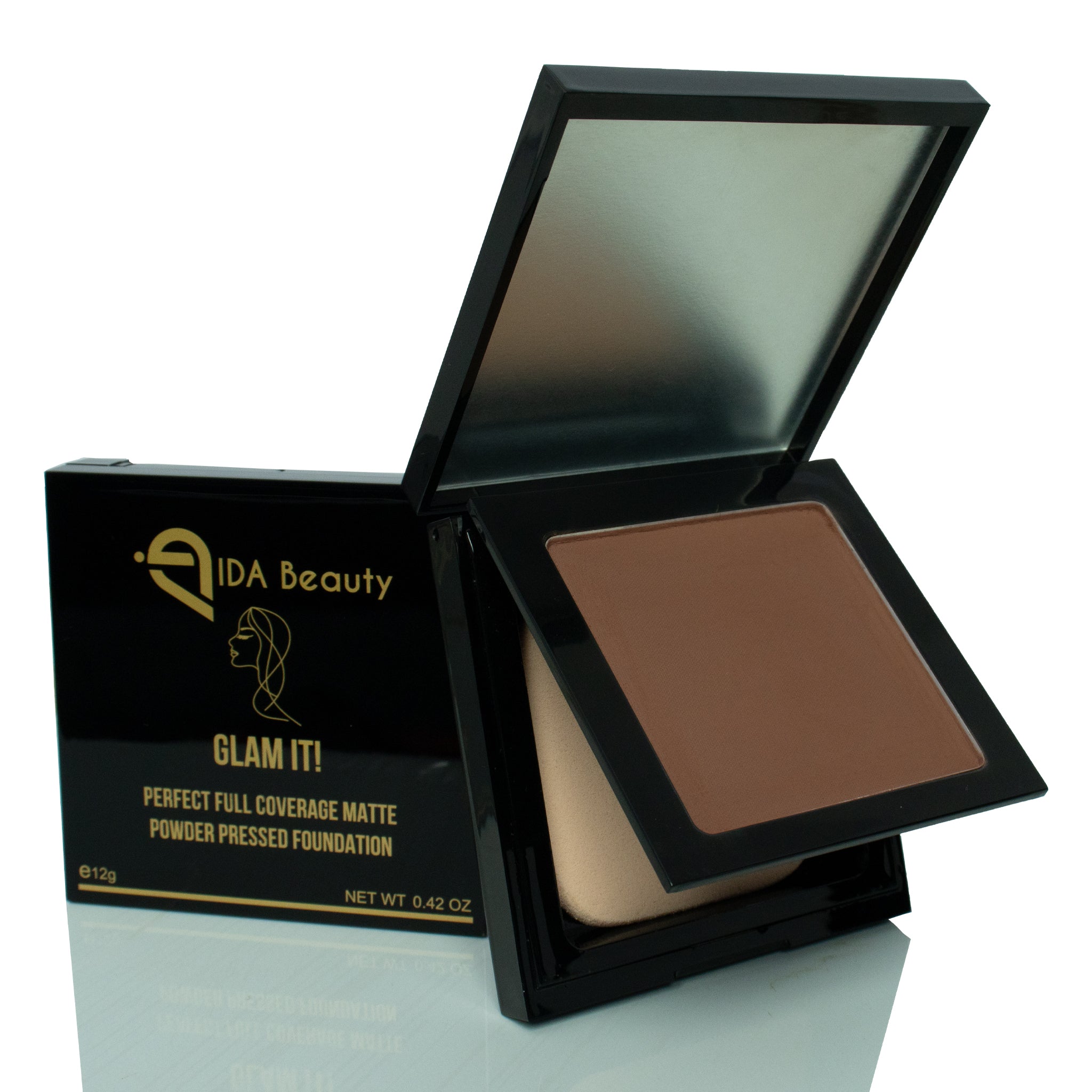 Glam It! Perfect Full Coverage Matte Powder Pressed Foundation
