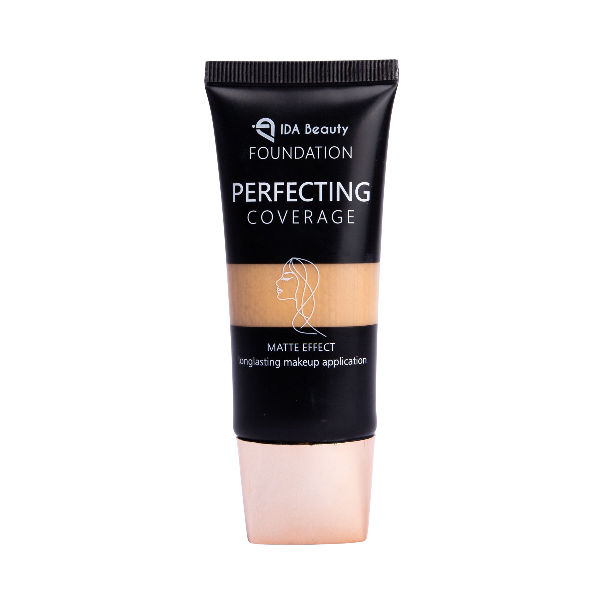 Glam It! Perfecting Coverage Foundation.  Seamlessly Matte and Airbrushed Finish