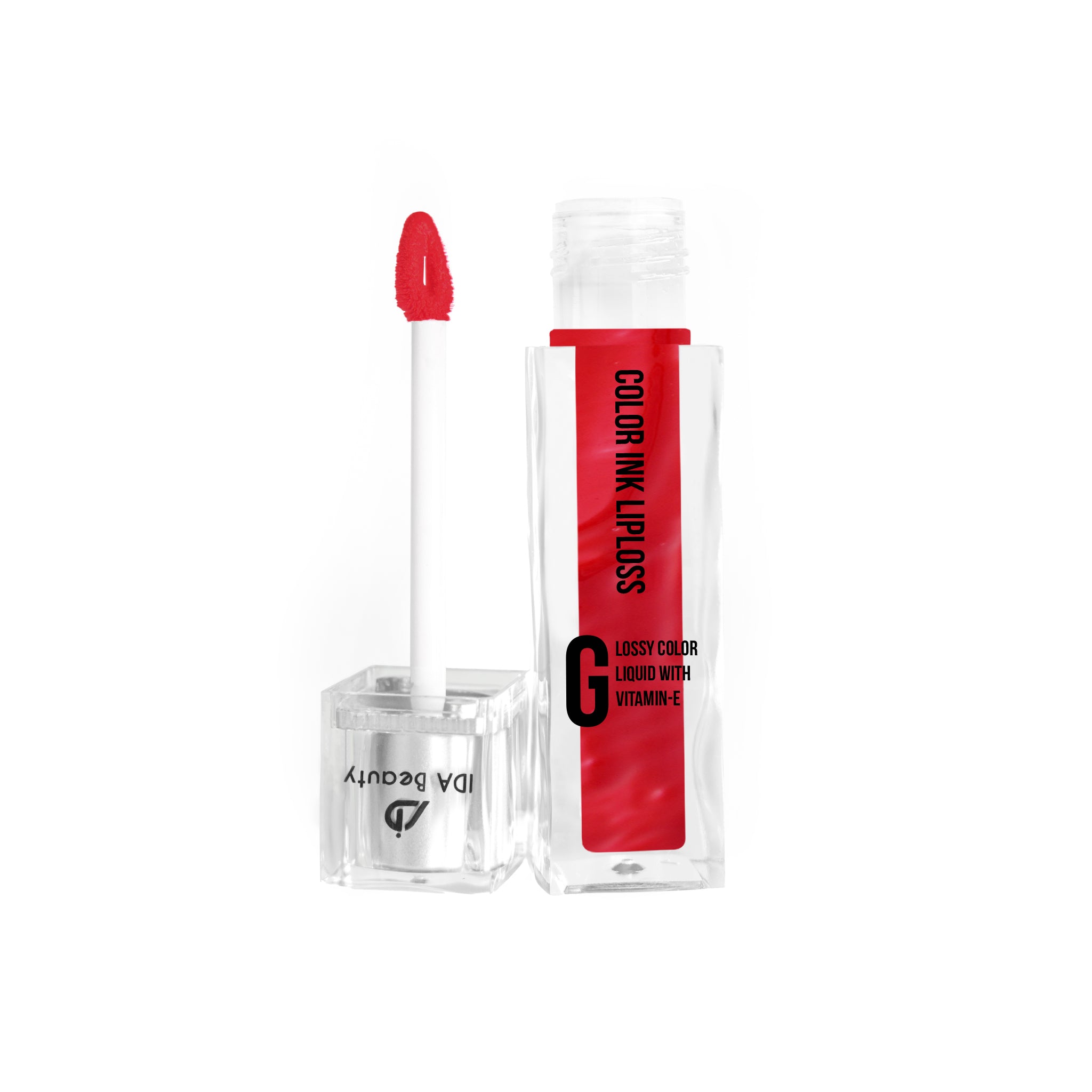 HueKiss Colour Ink Lip Gloss                                                                                                   g15.  Red Liquid Lip Gloss | Red Lip Gloss | IDABeautyShop