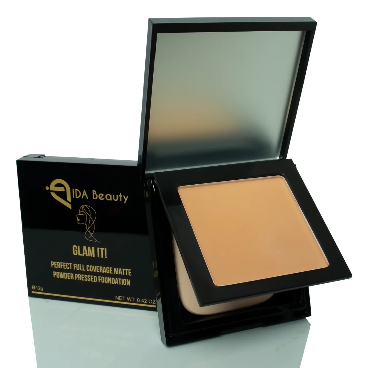 Glam It! Perfect Full Coverage Matte Powder Pressed Foundation