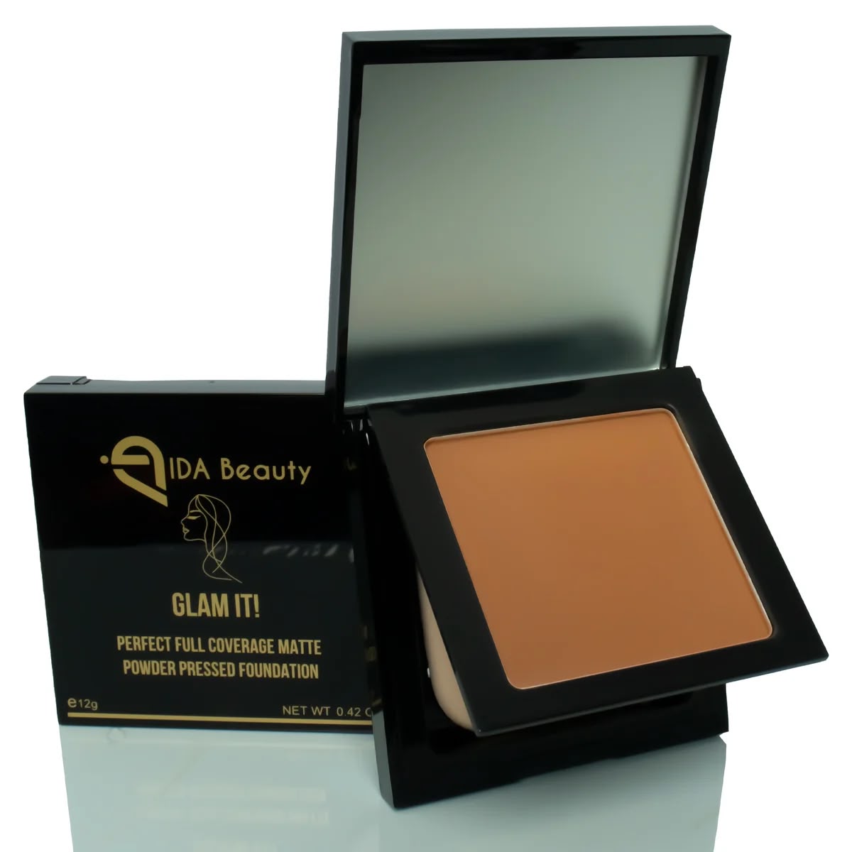 Glam It! Perfect Full Coverage Matte Powder Pressed Foundation